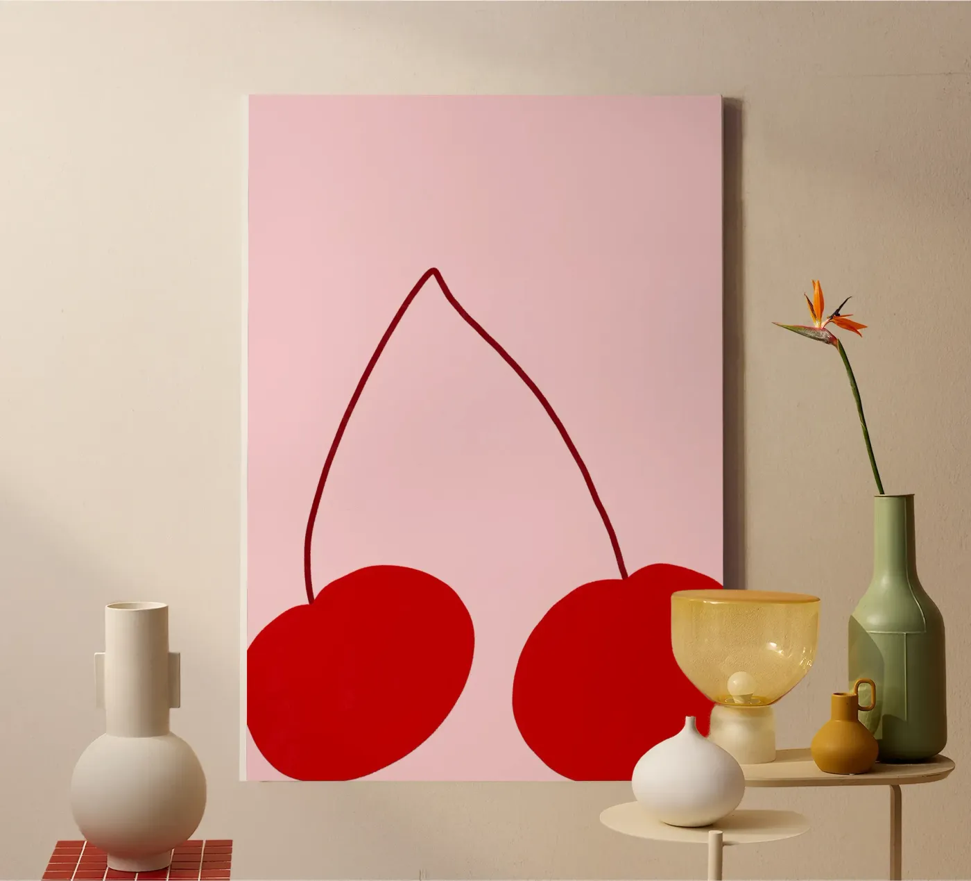 Kers canvas van Athene Fritsch