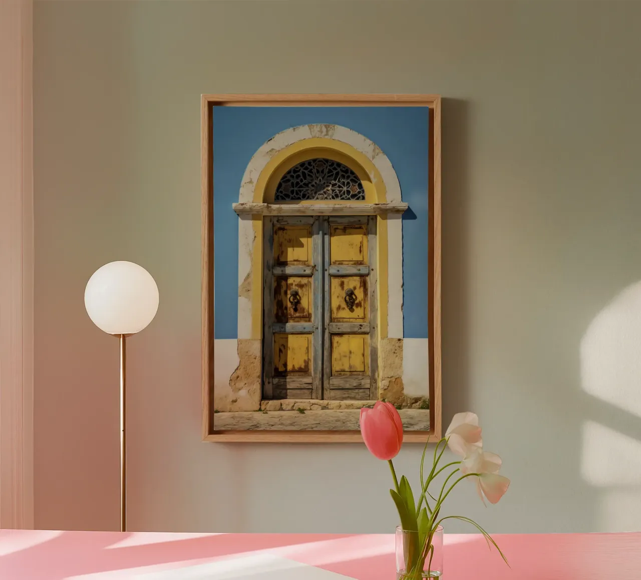 Marrakesh tela con Cornice a cassetta da Artsy Bessy