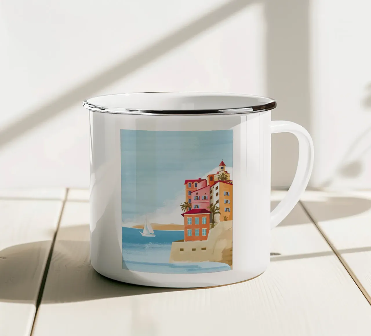 Las Palmas III tazza in smalto da Wendy Wharton