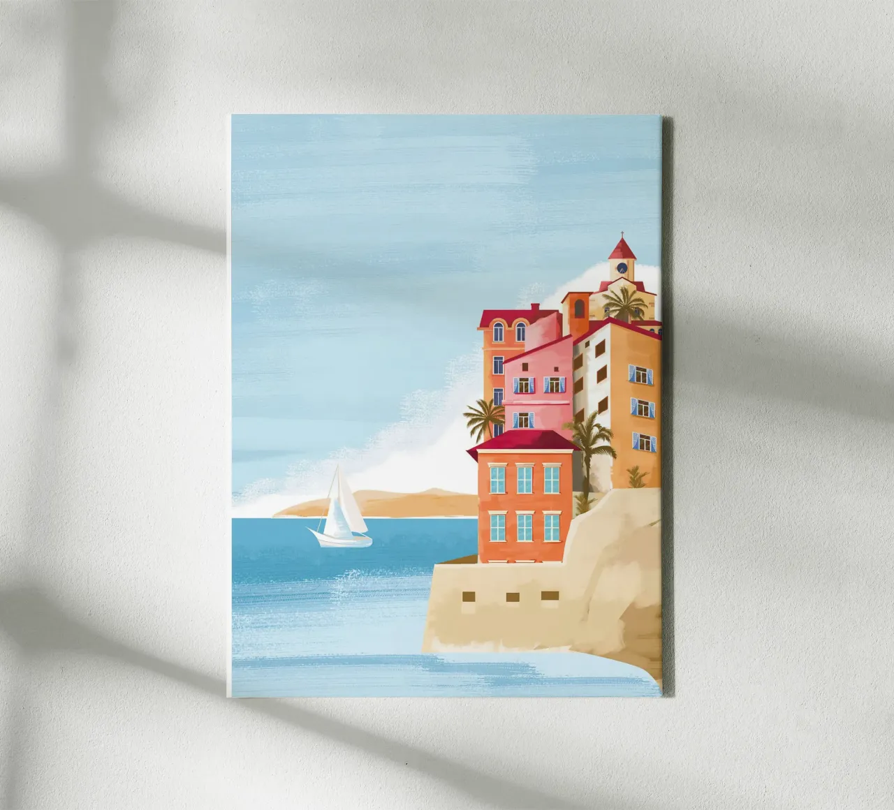Las Palmas III canvas with Floater frame by Wendy Wharton