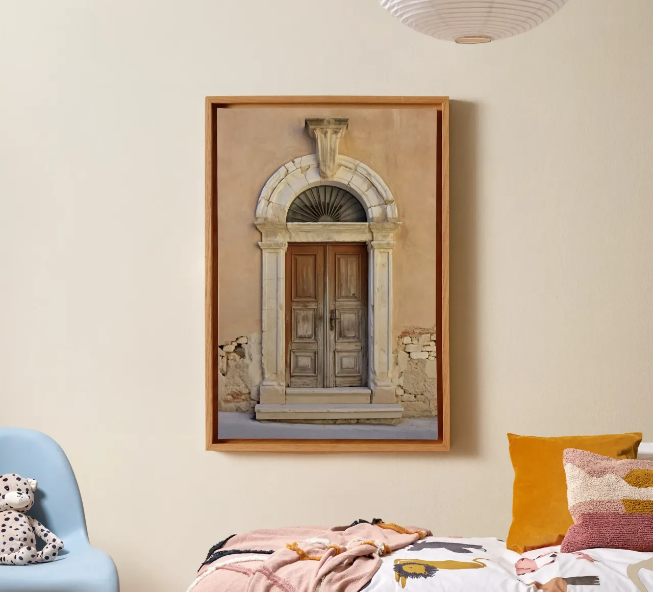 Mediterranean Door tela con Cornice a cassetta da Artsy Bessy