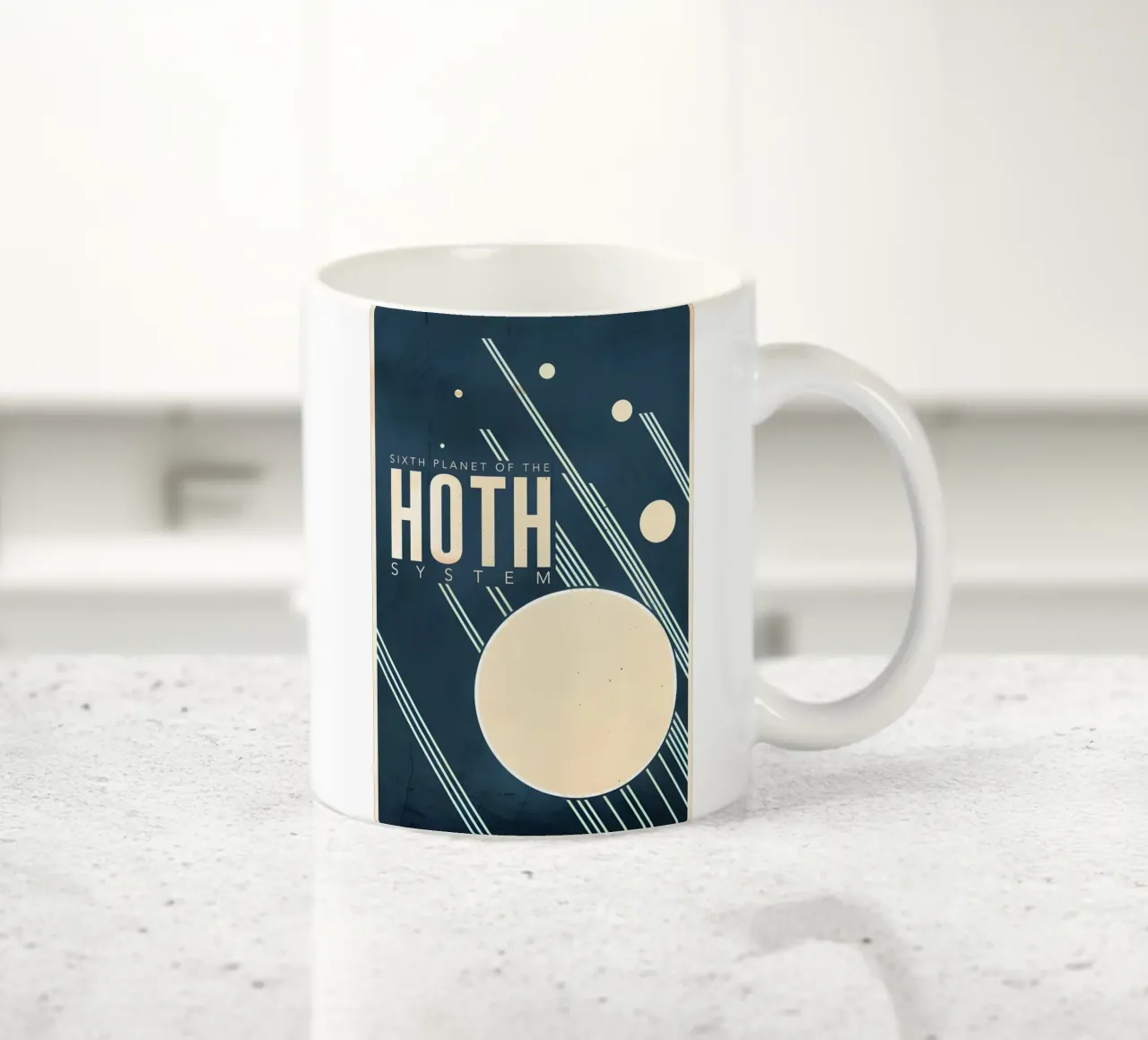 Sixth Planet Of The Hoth System tazza in ceramica da Robert Hoff