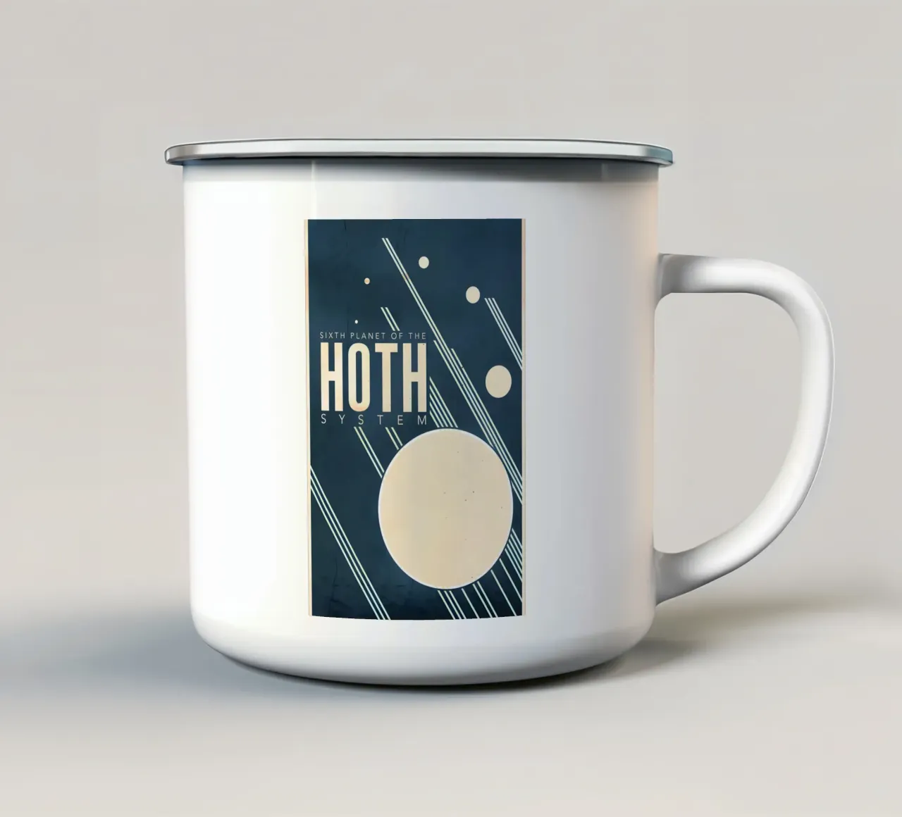 Sixth Planet Of The Hoth System tazza in smalto da Robert Hoff