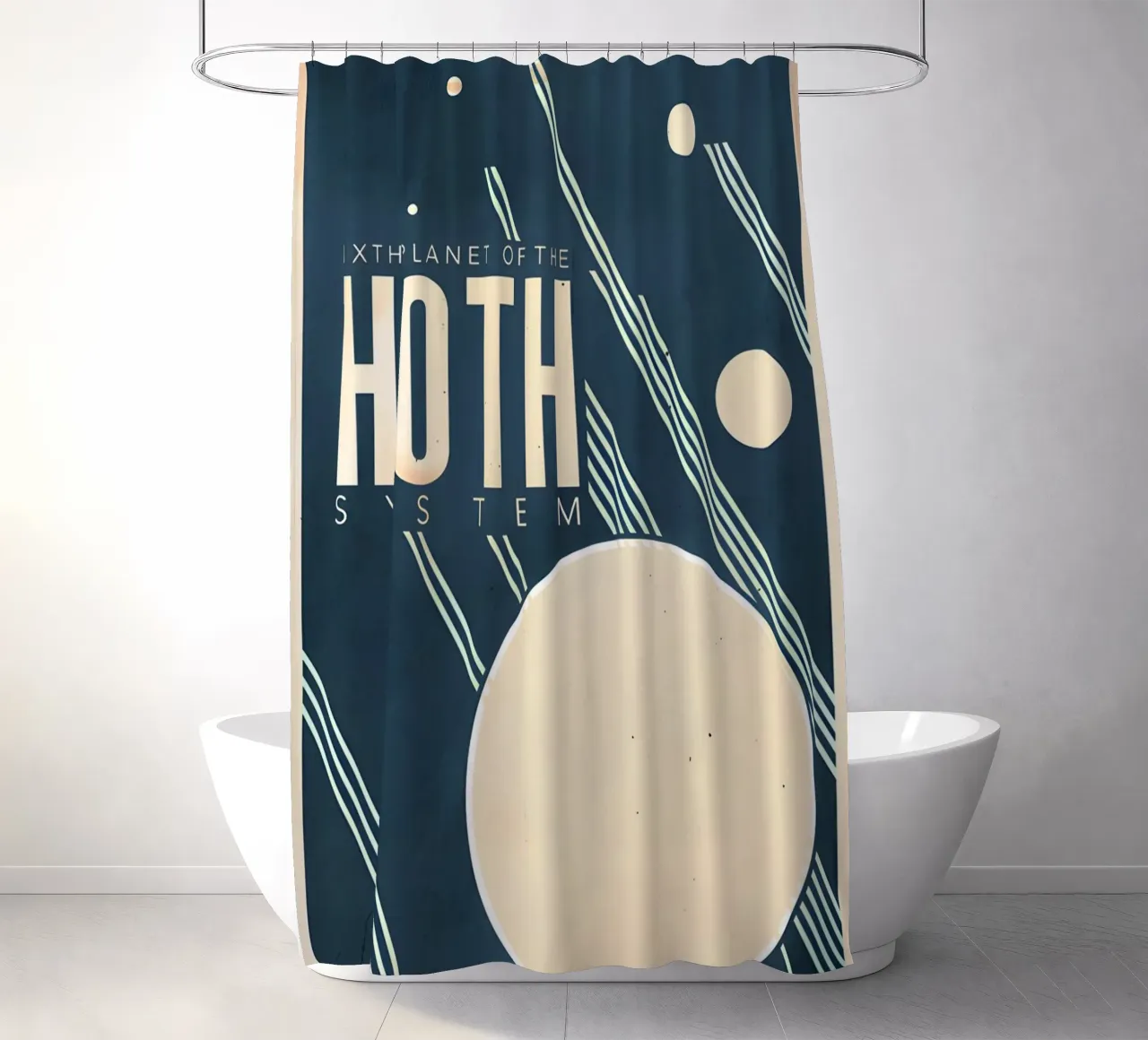 Sixth Planet Of The Hoth System tenda da doccia da Robert Hoff