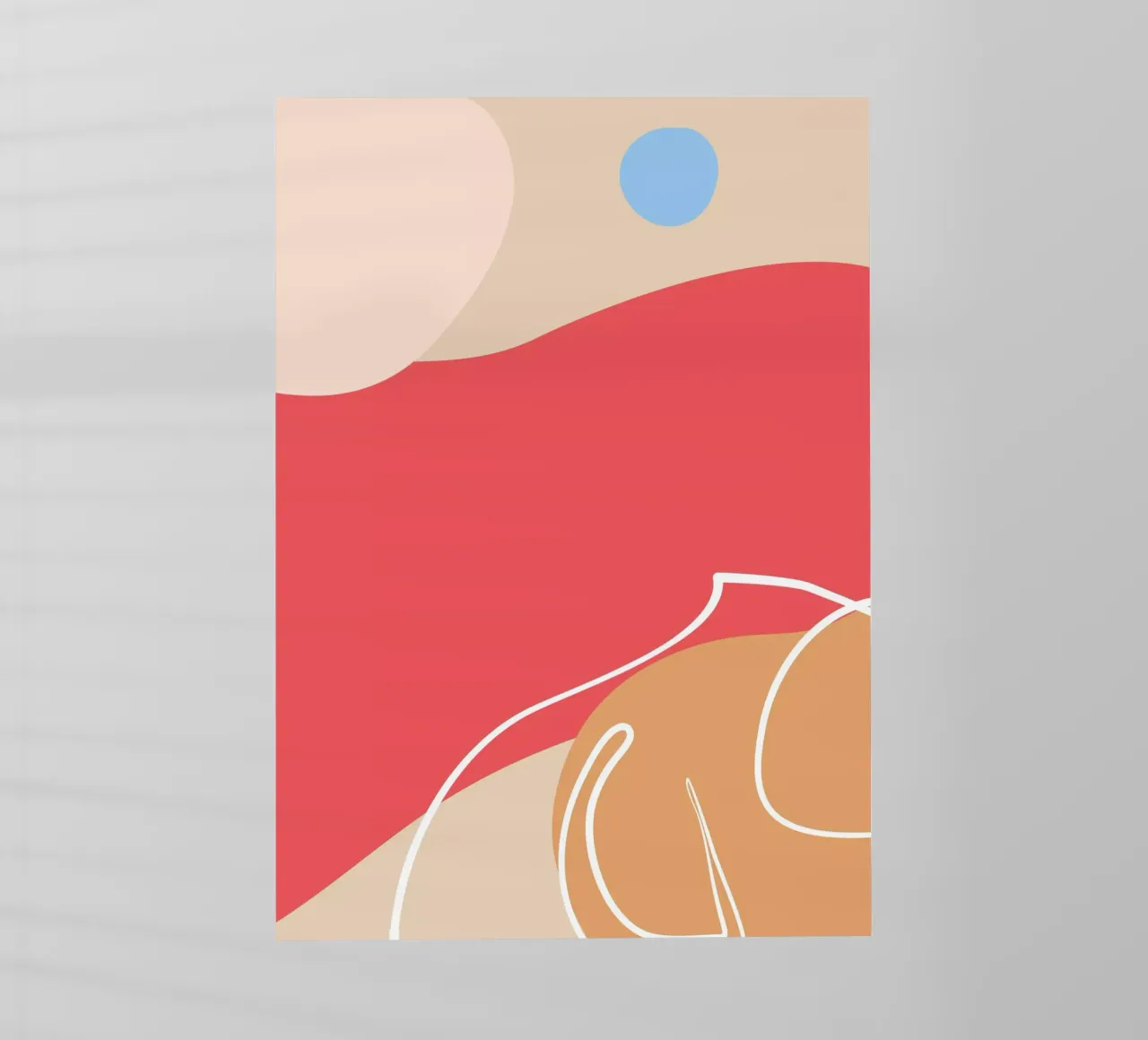 Abstract | Printable | Minimal | Organic | Forms | Interior pellicola backlit da PrintCessStudio