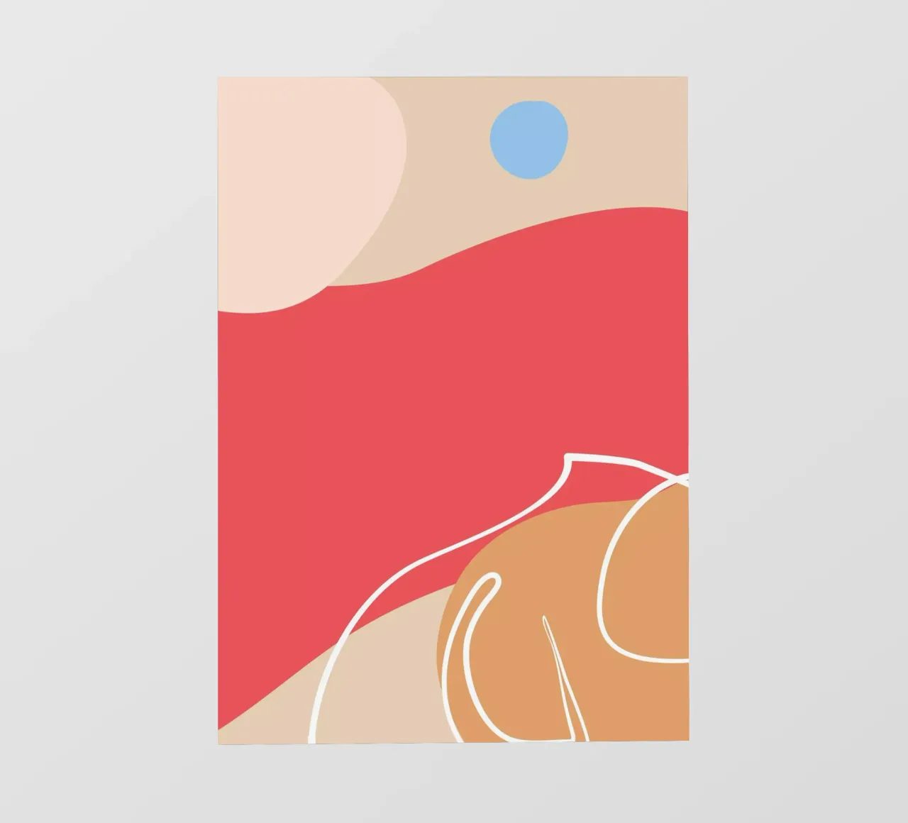 Abstract | Printable | Minimal | Organic | Forms | Interior pellicola backlit da PrintCessStudio