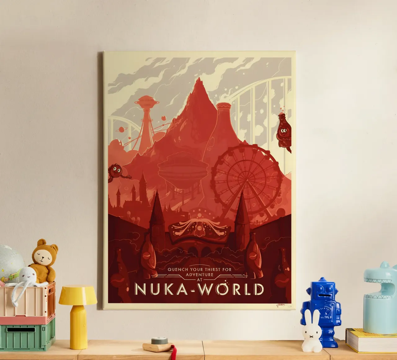 Nuka World tela con Cornice a cassetta da Robert Hoff