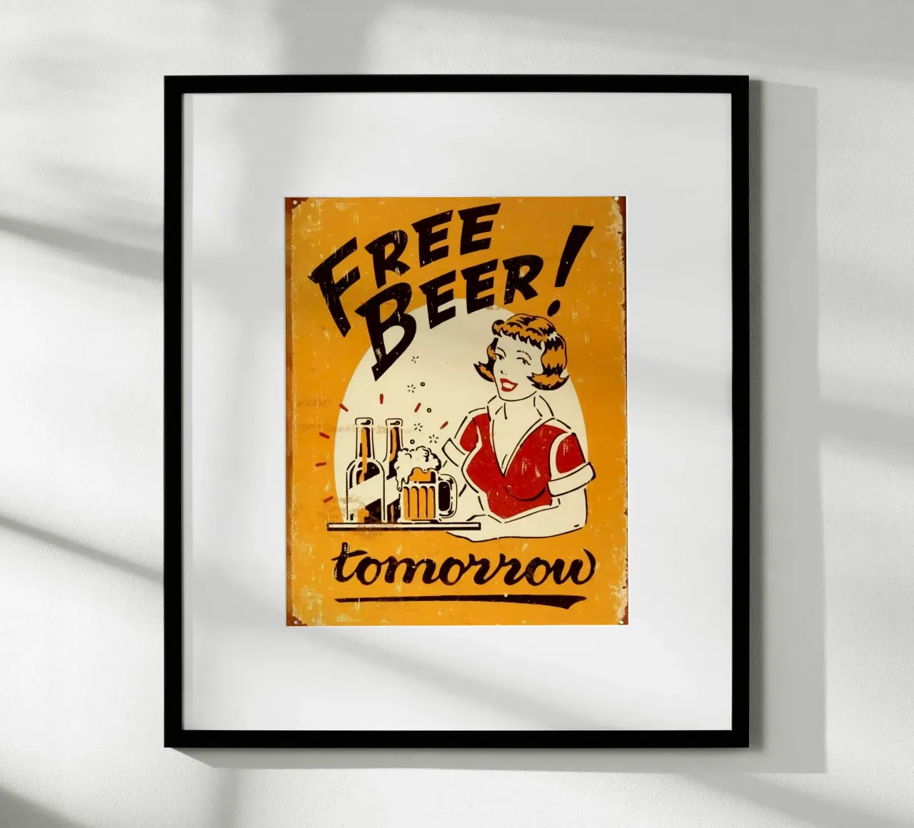 free beer tomorrow poster da firmana