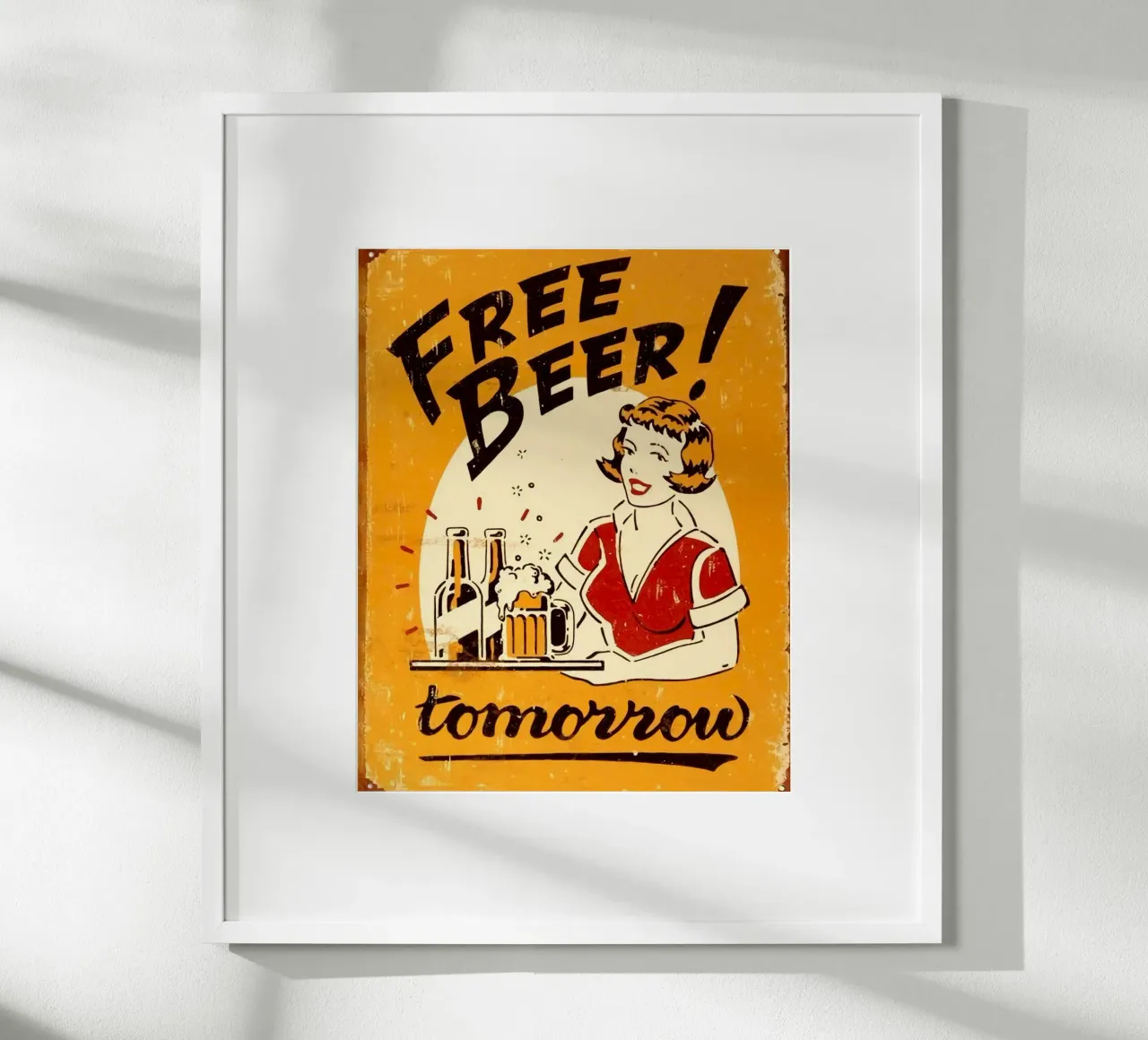free beer tomorrow poster da firmana