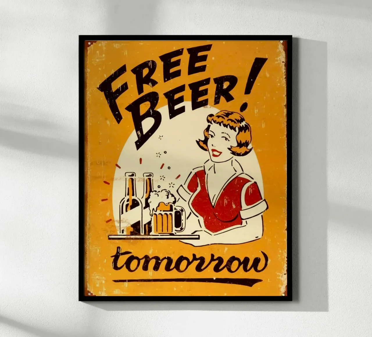 free beer tomorrow poster da firmana