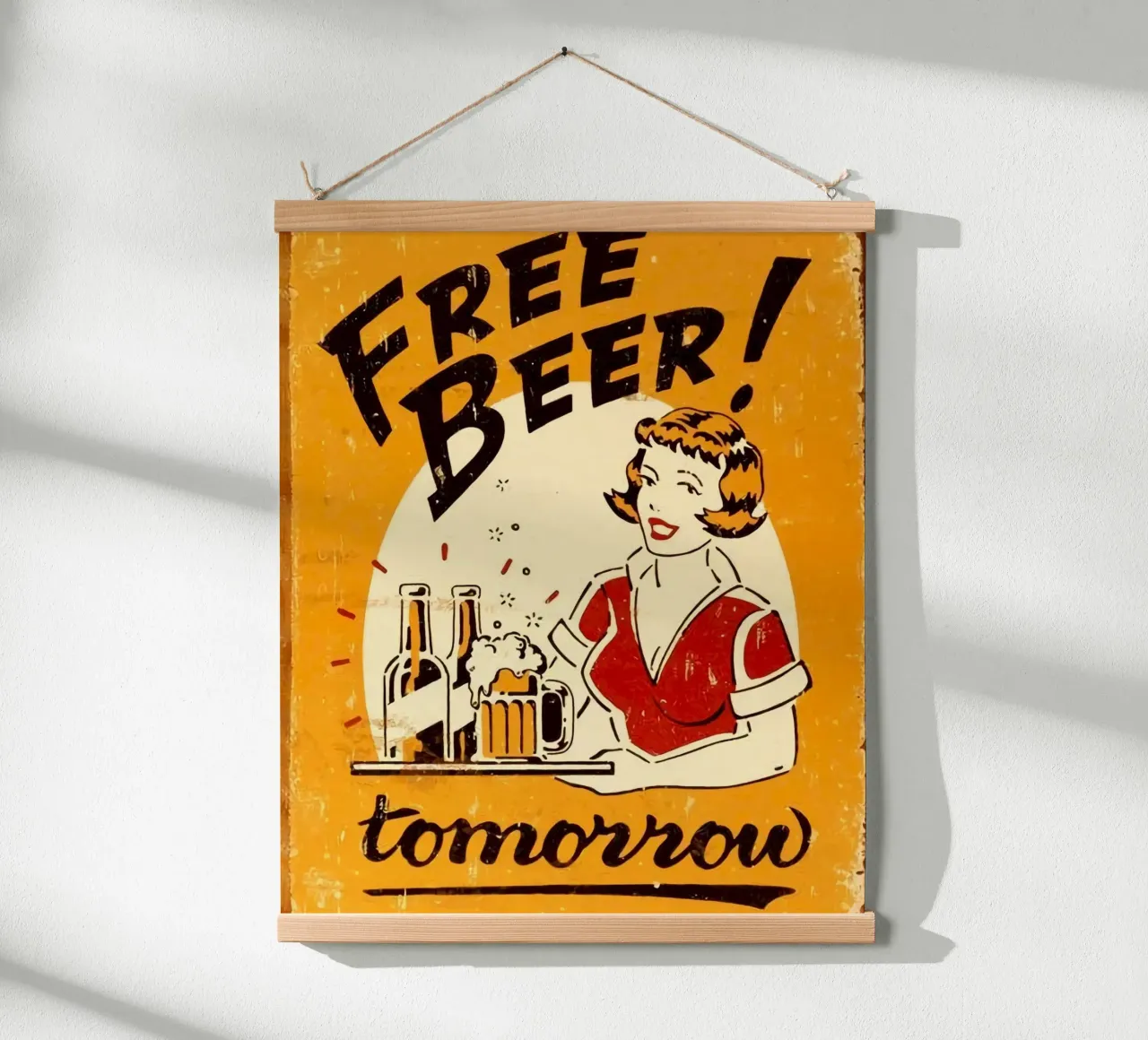 free beer tomorrow poster da firmana