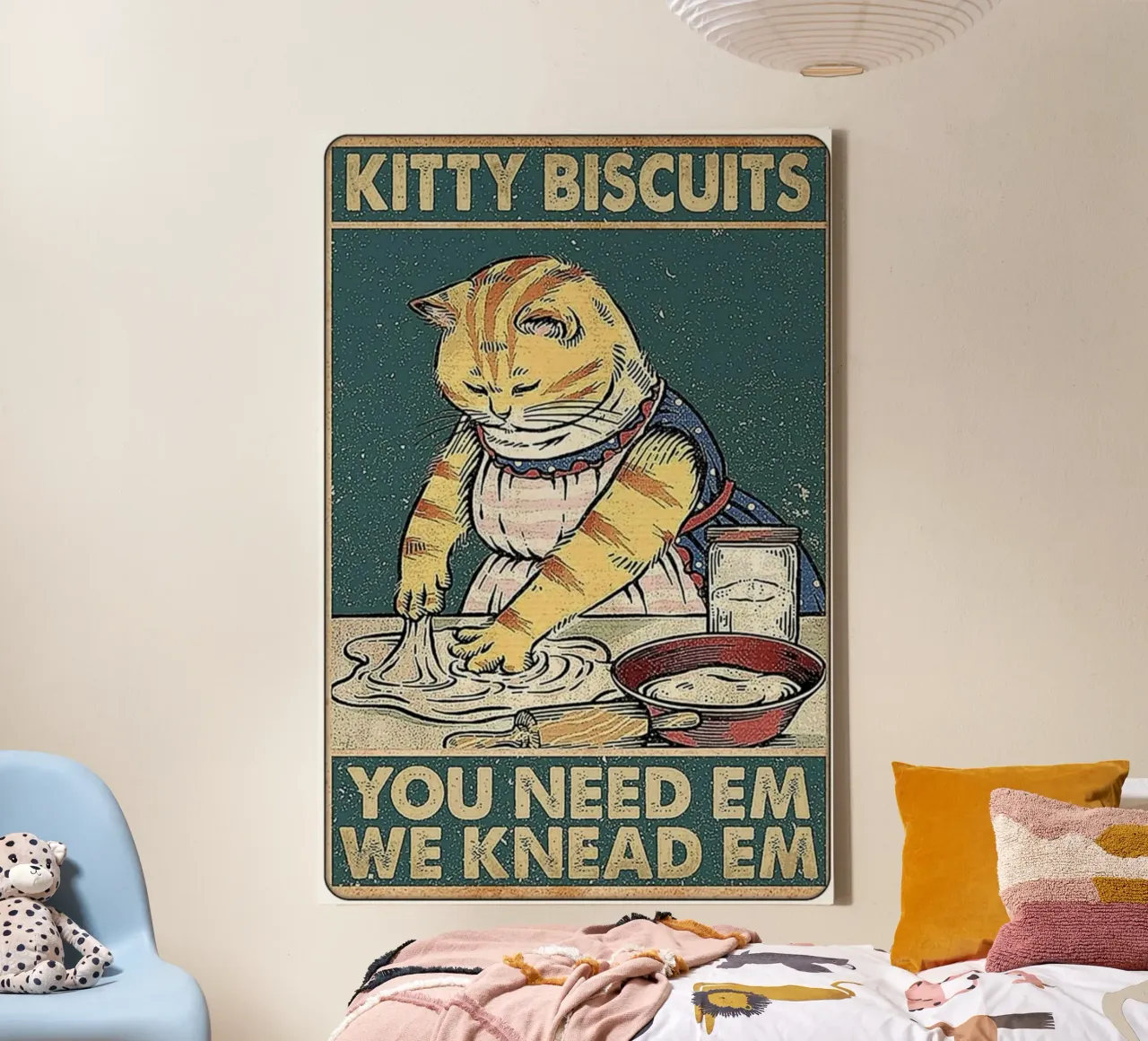 you need em we knead em canvas met Baklijst van chaodays