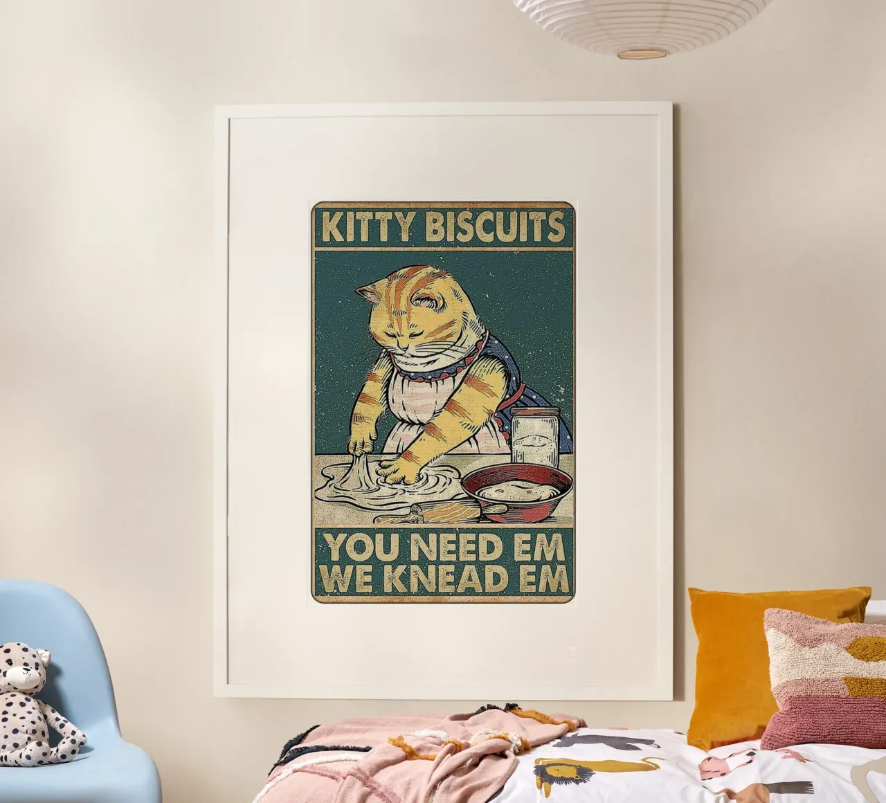 you need em we knead em poster con telaio in plastica da chaodays