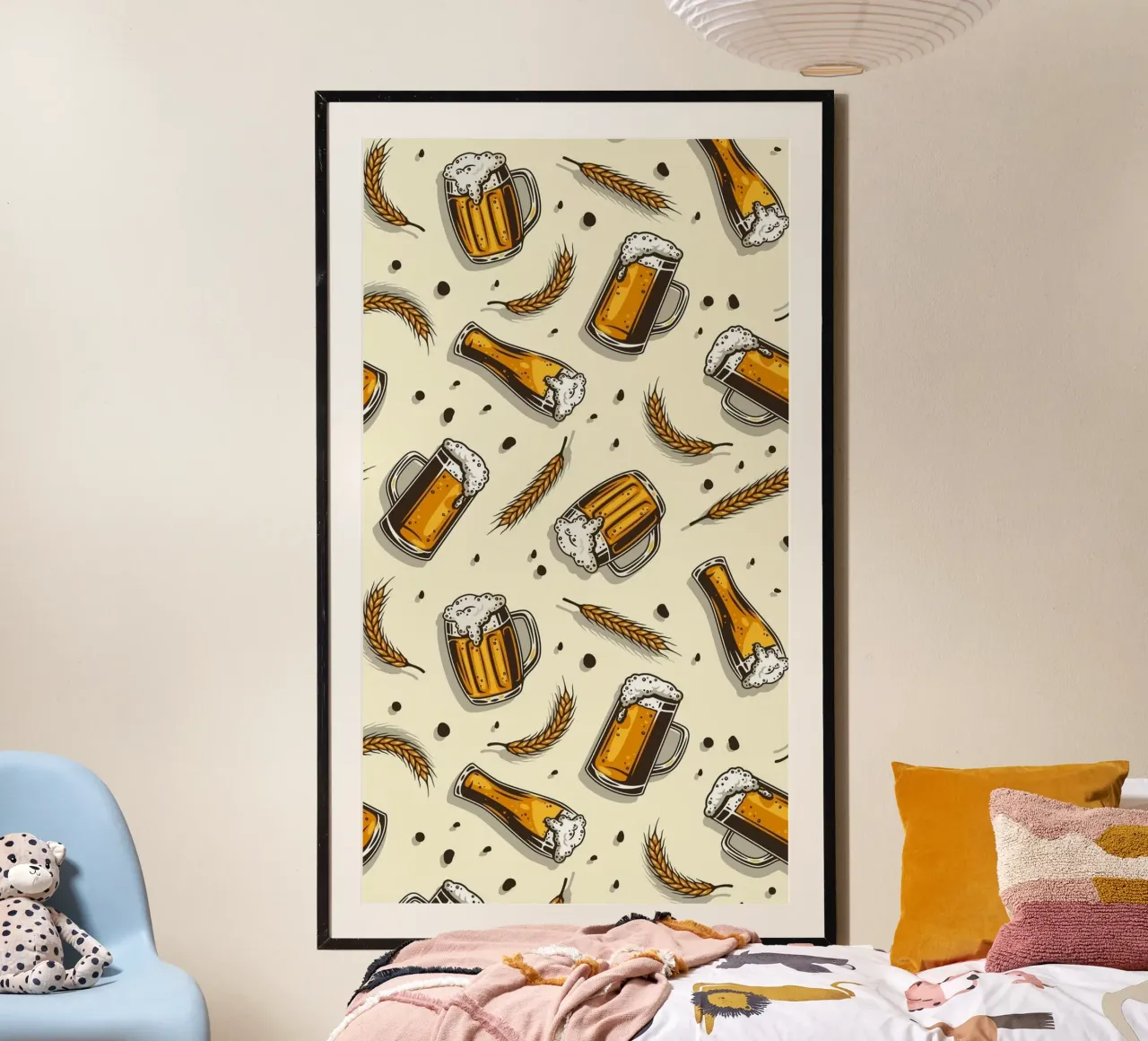 beer and barley poster da firmana