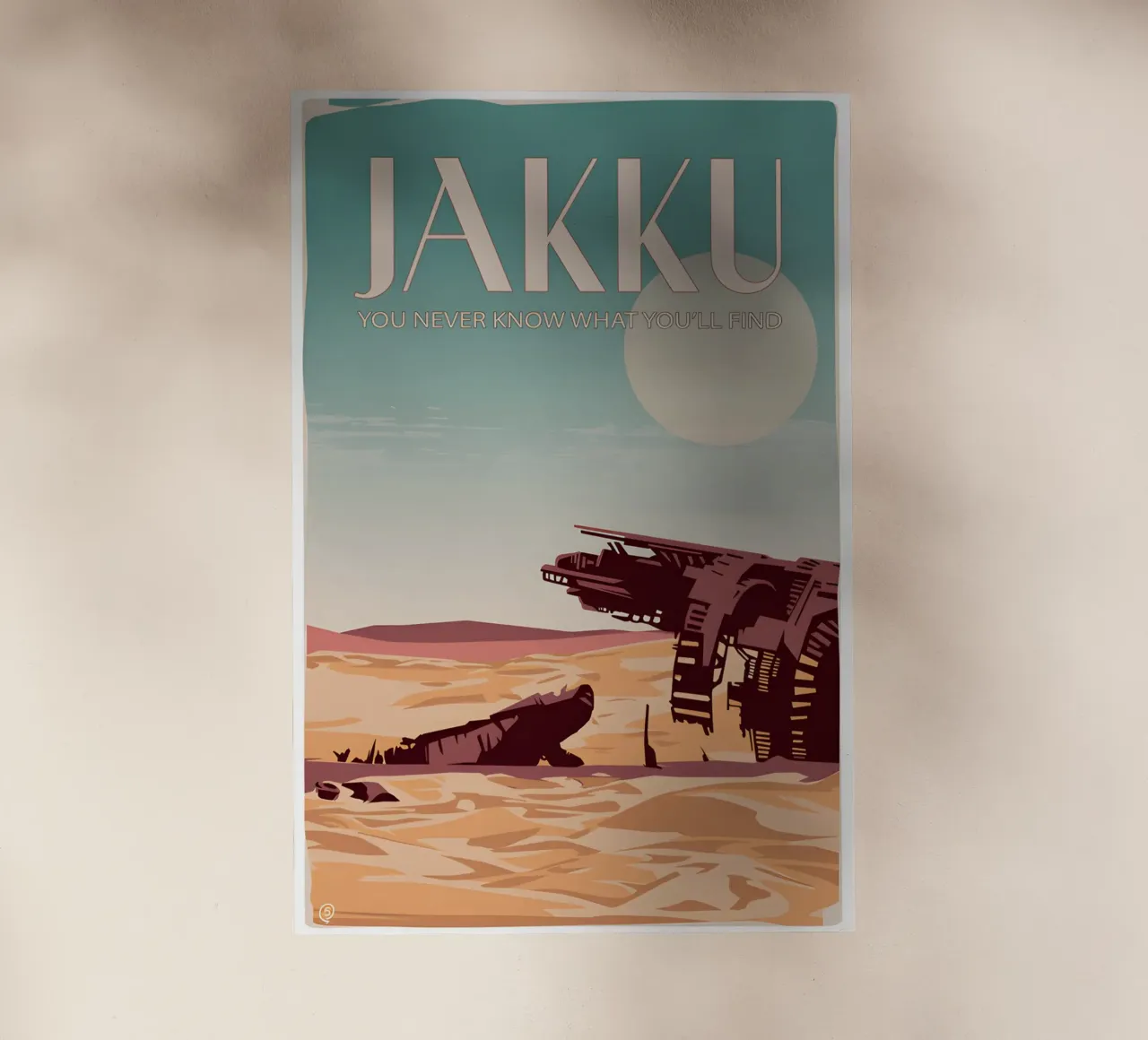 Jakku You Never Know What You'll Find pellicola backlit da Robert Hoff