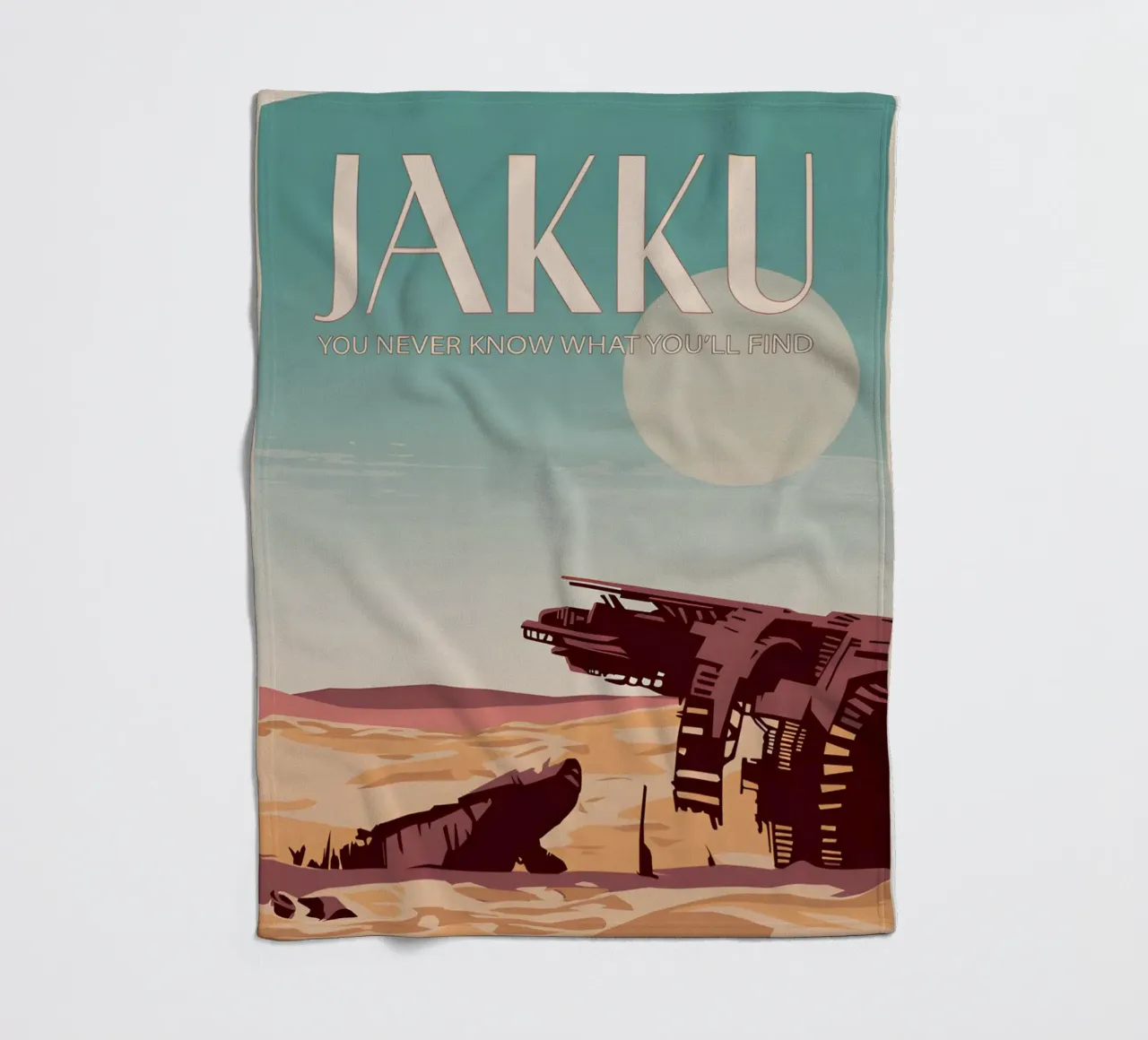 Jakku You Never Know What You'll Find coperta in pile da Robert Hoff
