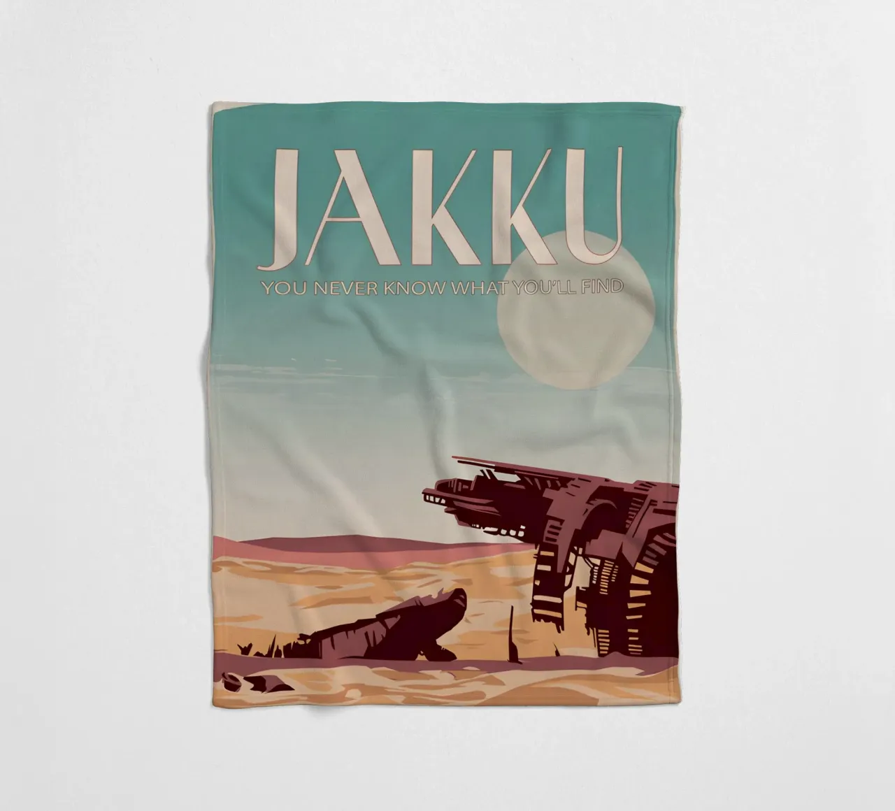 Jakku You Never Know What You'll Find coperta in pile da Robert Hoff