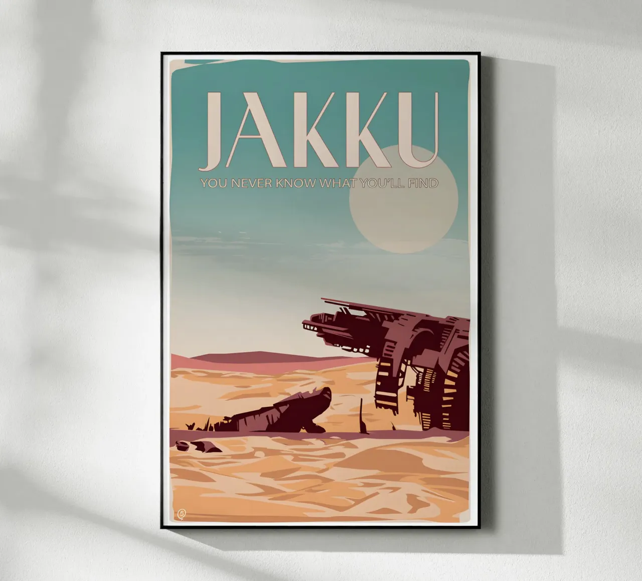 Jakku You Never Know What You'll Find plexiglass da Robert Hoff