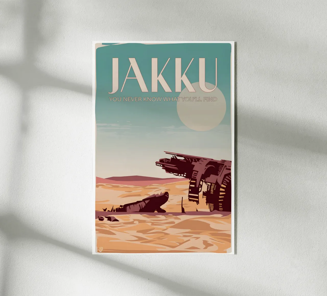 Jakku You Never Know What You'll Find plexiglass da Robert Hoff