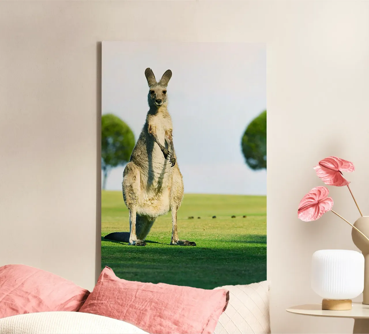Leap into Design canvas with Floater frame by Nature's Palette