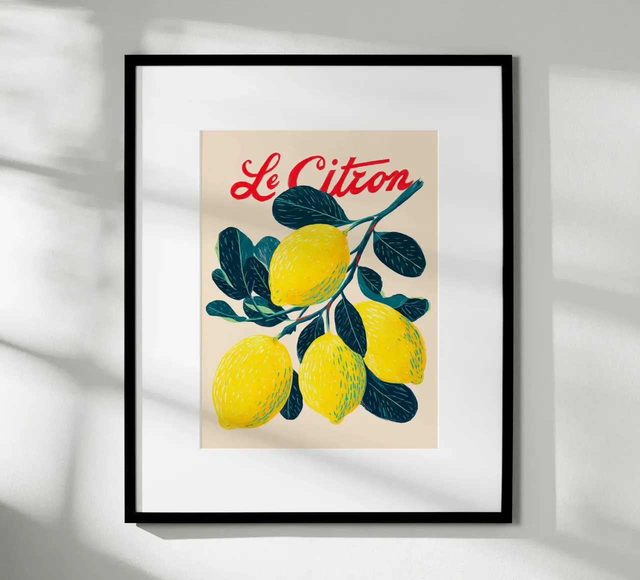 Le Citron, Giardino poster con telaio in plastica da Carinaprint