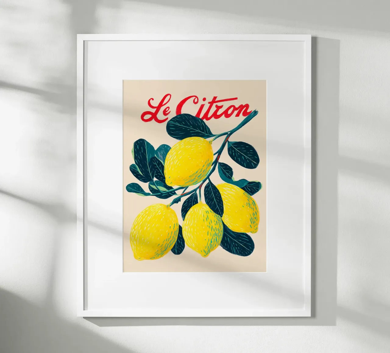 Le Citron, Giardino poster con telaio in plastica da Carinaprint