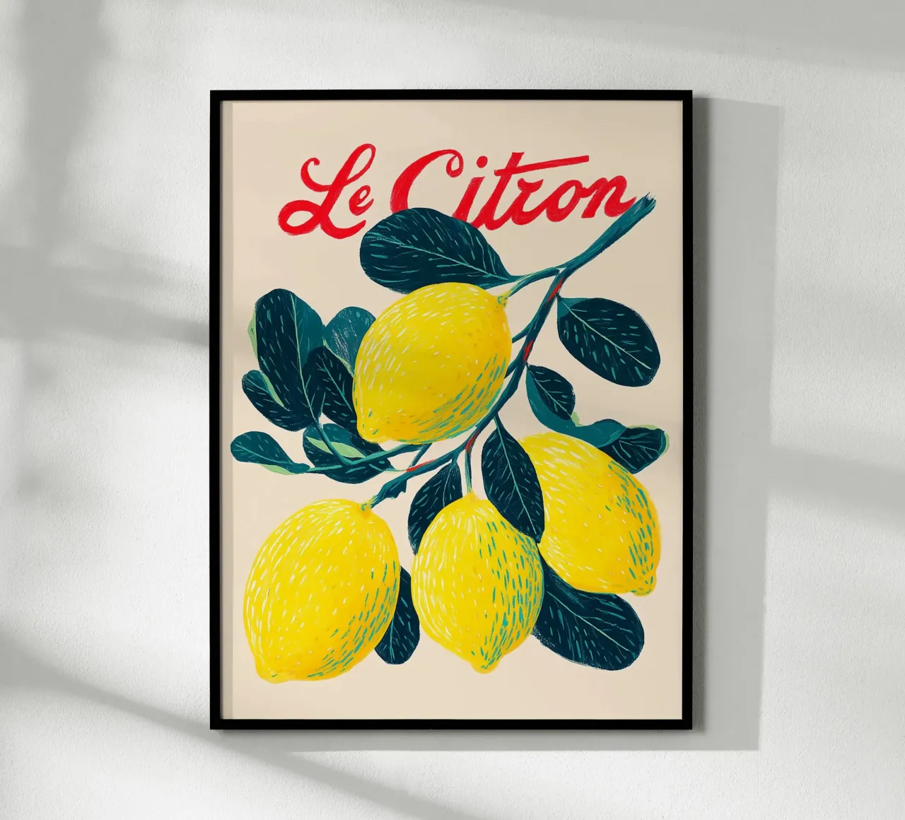 Le Citron, Giardino poster con telaio in plastica da Carinaprint
