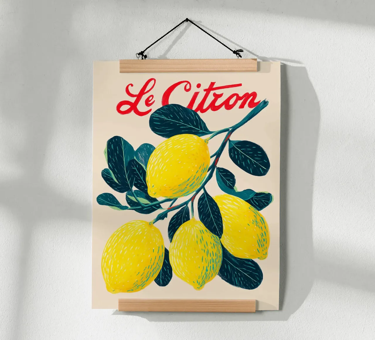 Le Citron, Giardino poster con telaio in plastica da Carinaprint