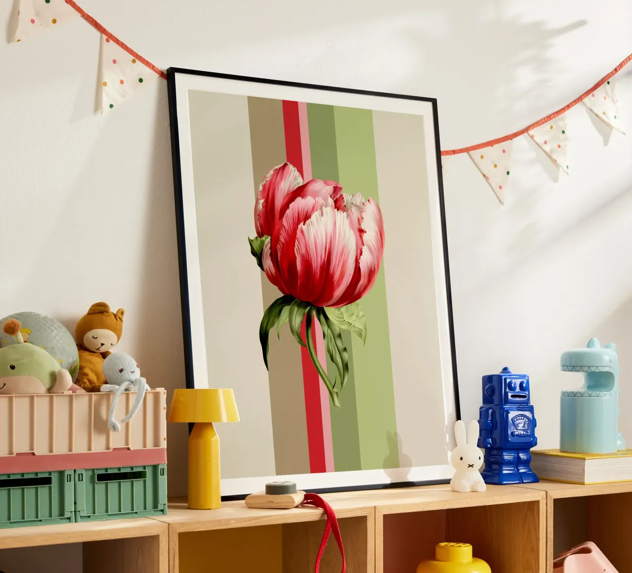 Belle Botanica 4 Tulpe poster da superprint