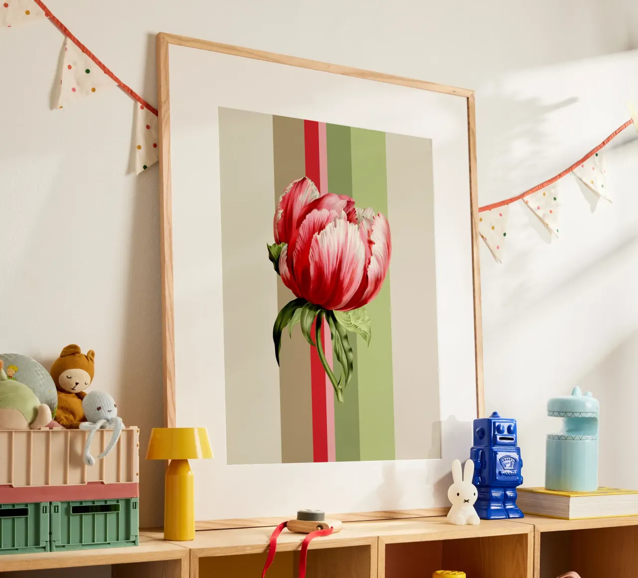 Belle Botanica 4 Tulpe poster da superprint