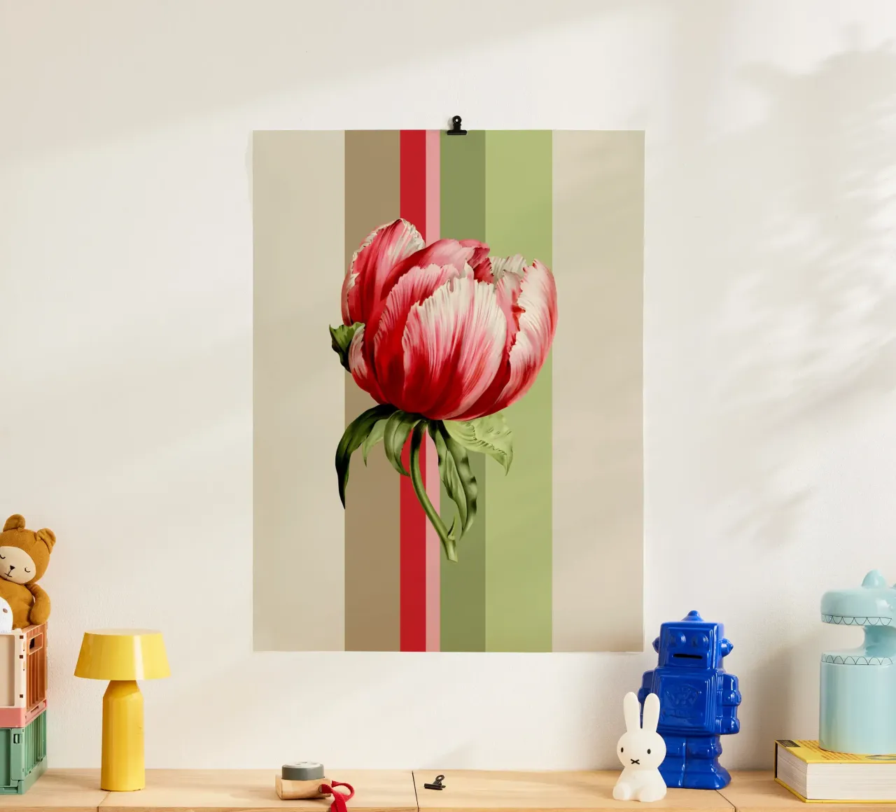 Belle Botanica 4 Tulpe poster da superprint