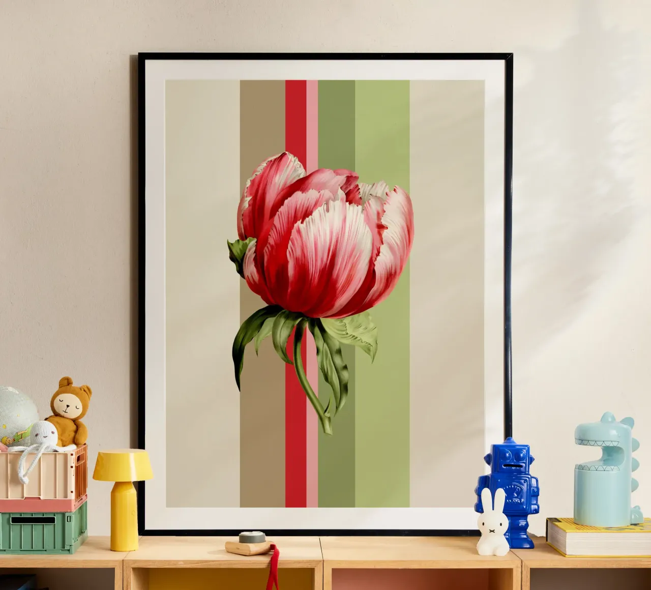 Belle Botanica 4 Tulpe poster da superprint