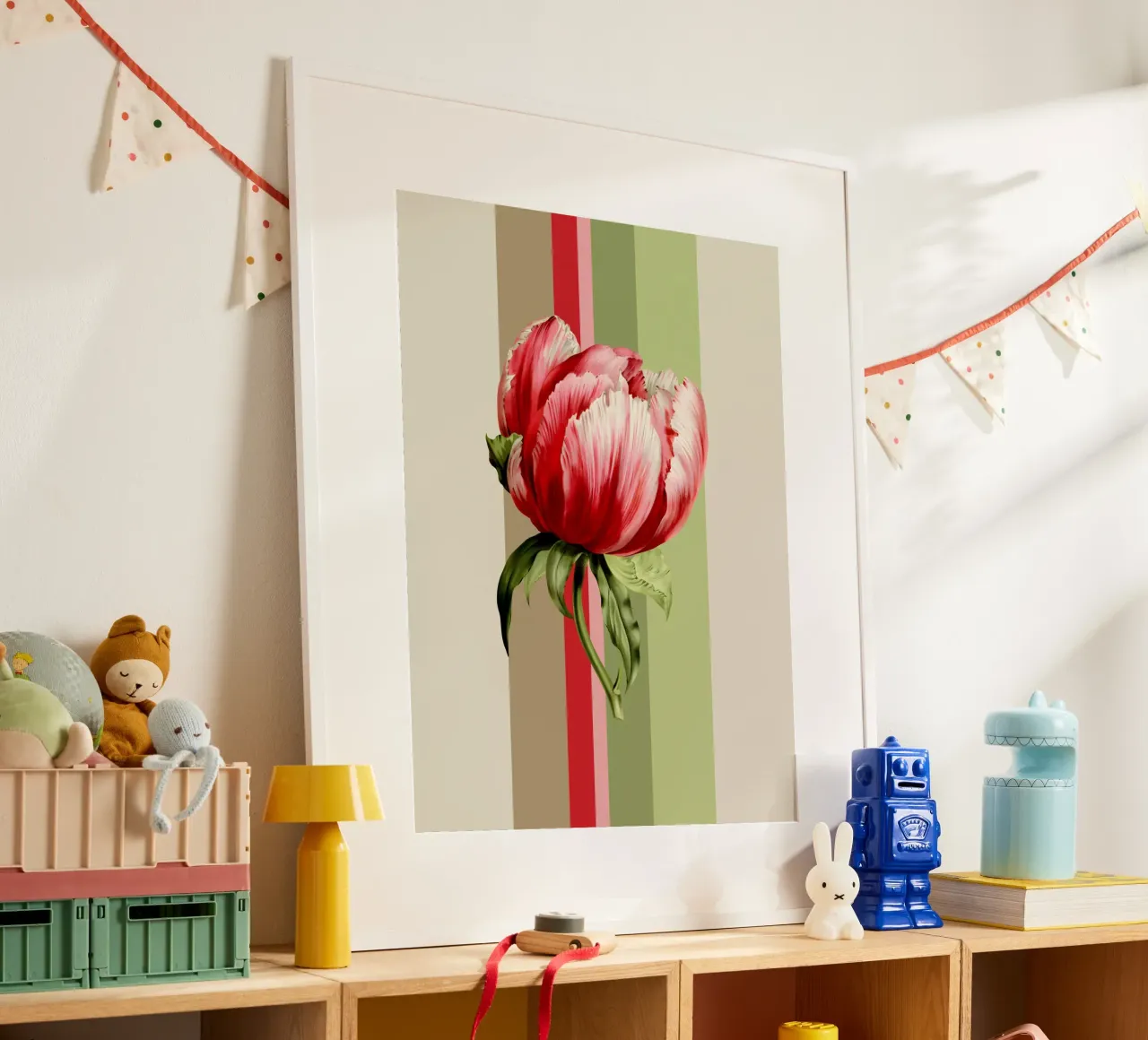 Belle Botanica 4 Tulpe poster da superprint