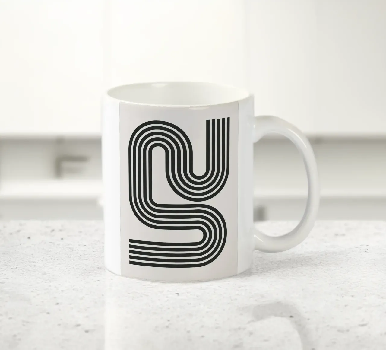 Linee minimaliste tazza in ceramica da Sabine Klein