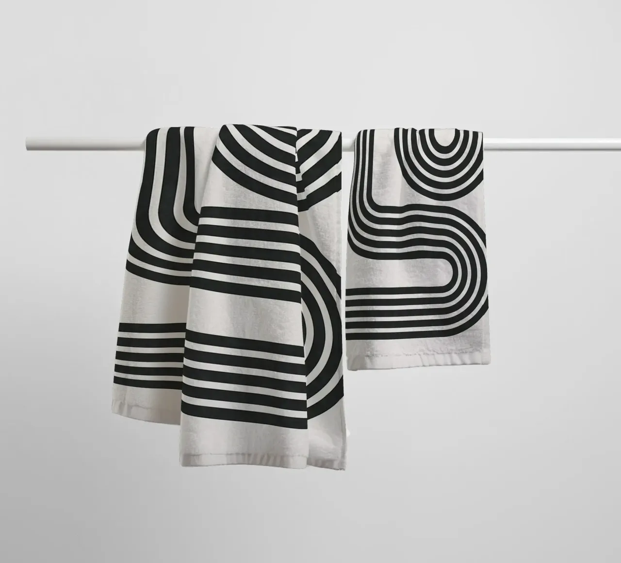 Linee minimaliste asciugamano da bagno da Sabine Klein
