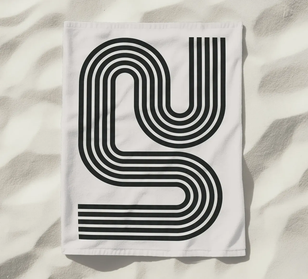 Linee minimaliste telo mare da Sabine Klein