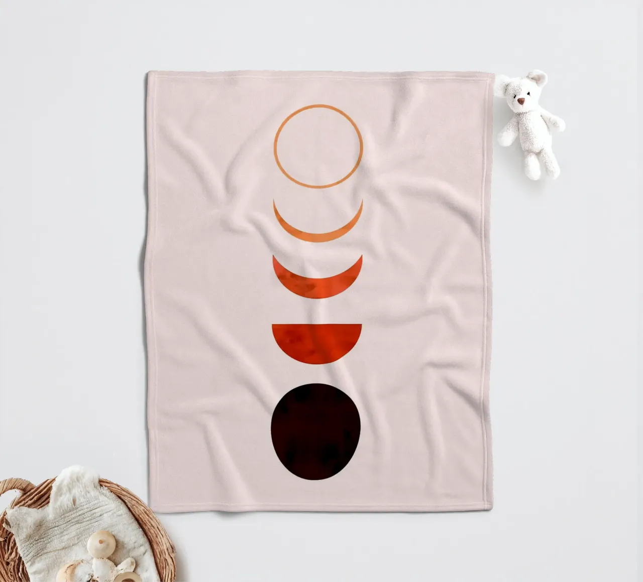 Linee minimaliste coperta in pile da Sabine Klein
