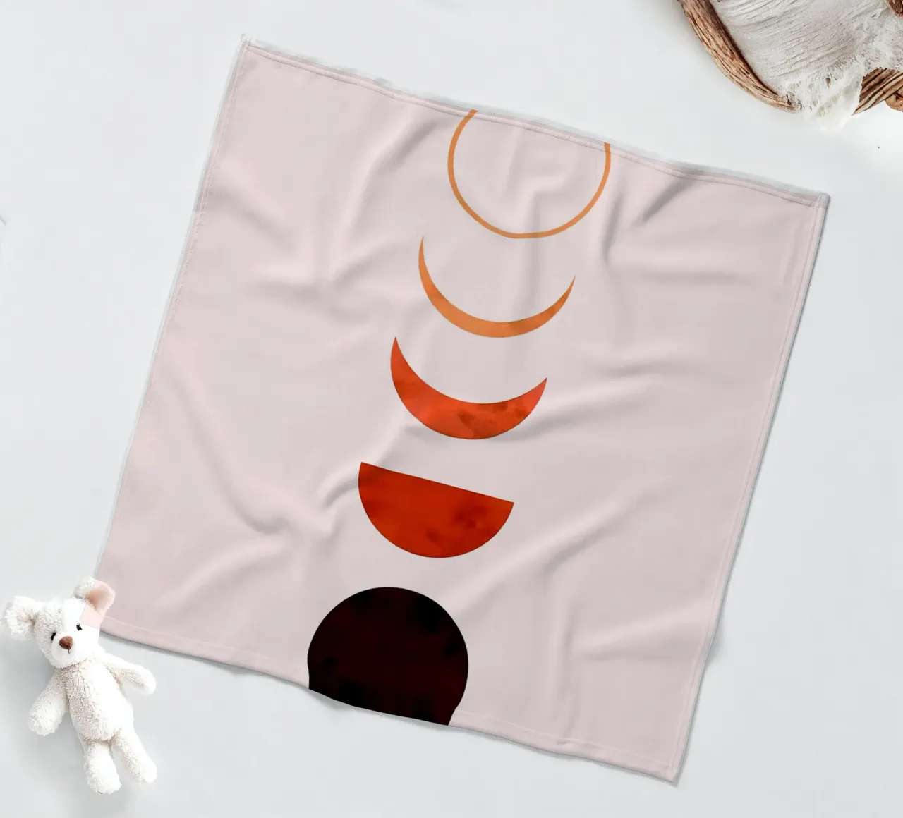 Linee minimaliste coperta in pile da Sabine Klein