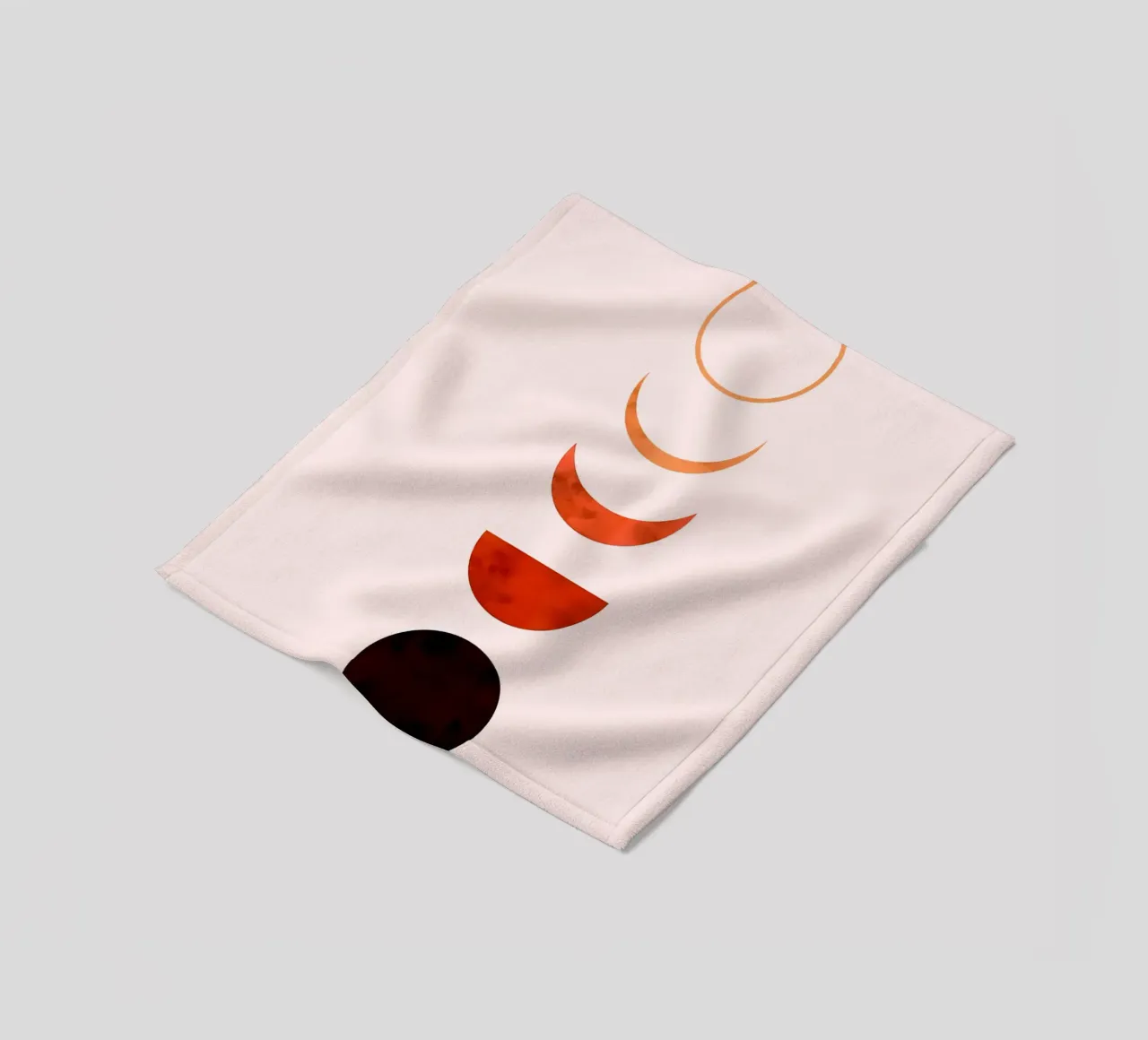 Linee minimaliste coperta in pile da Sabine Klein