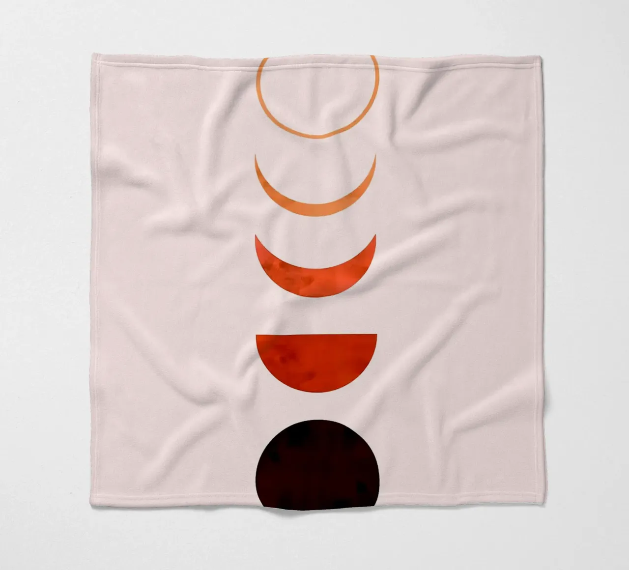 Linee minimaliste coperta in pile da Sabine Klein