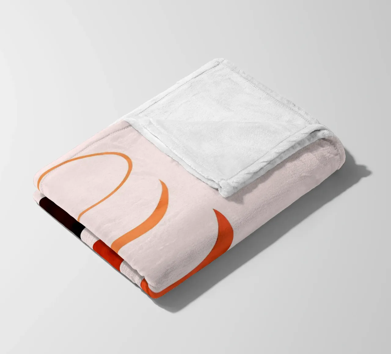 Linee minimaliste coperta in pile da Sabine Klein