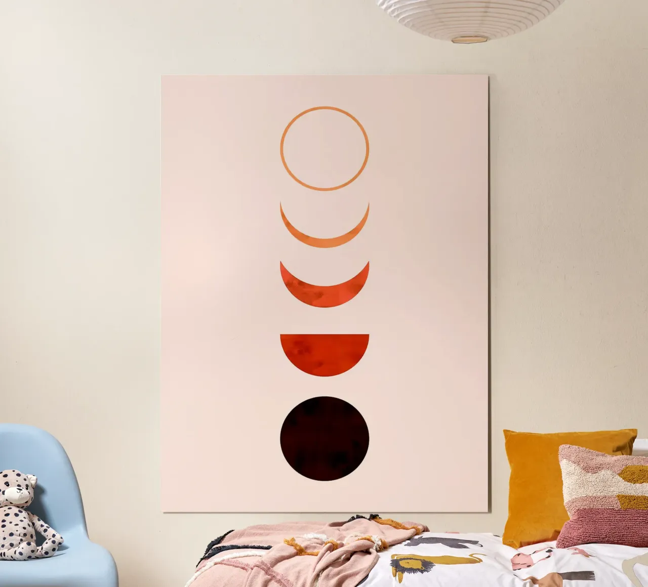 Linee minimaliste poster con telaio in alluminio da Sabine Klein