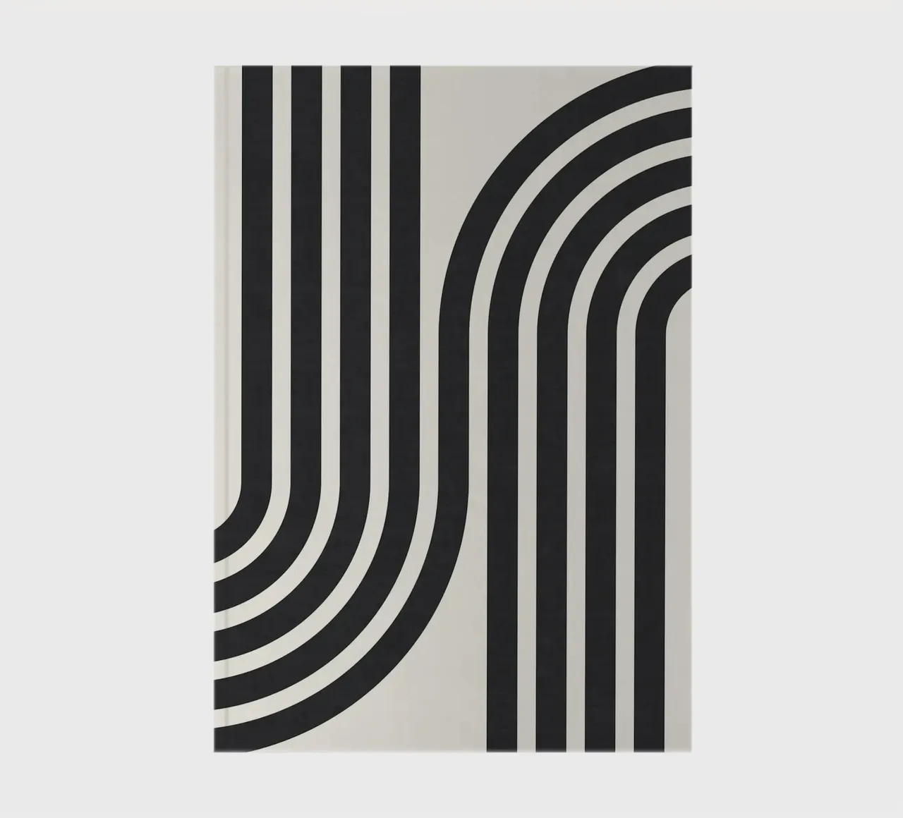 Minimalist lines notebook by Sabine Klein