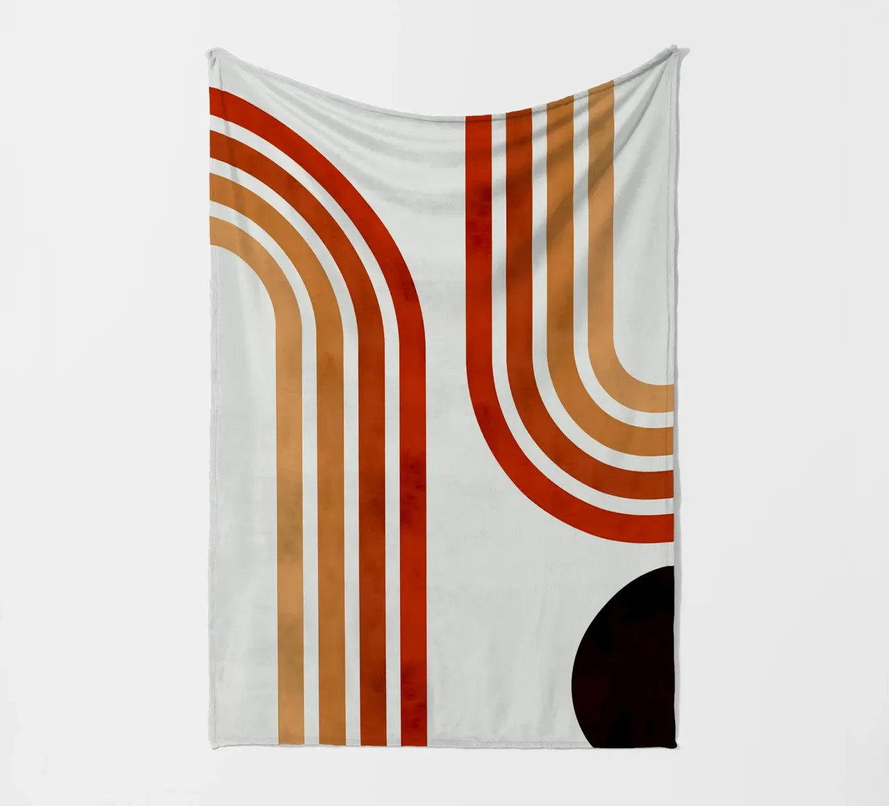 Linee minimaliste coperta in pile da Sabine Klein