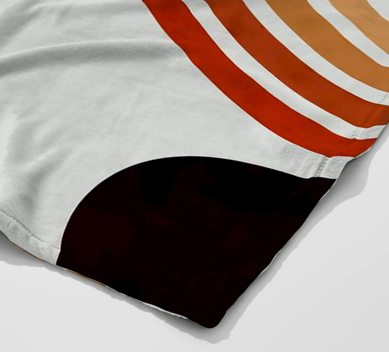 Linee minimaliste coperta in pile da Sabine Klein