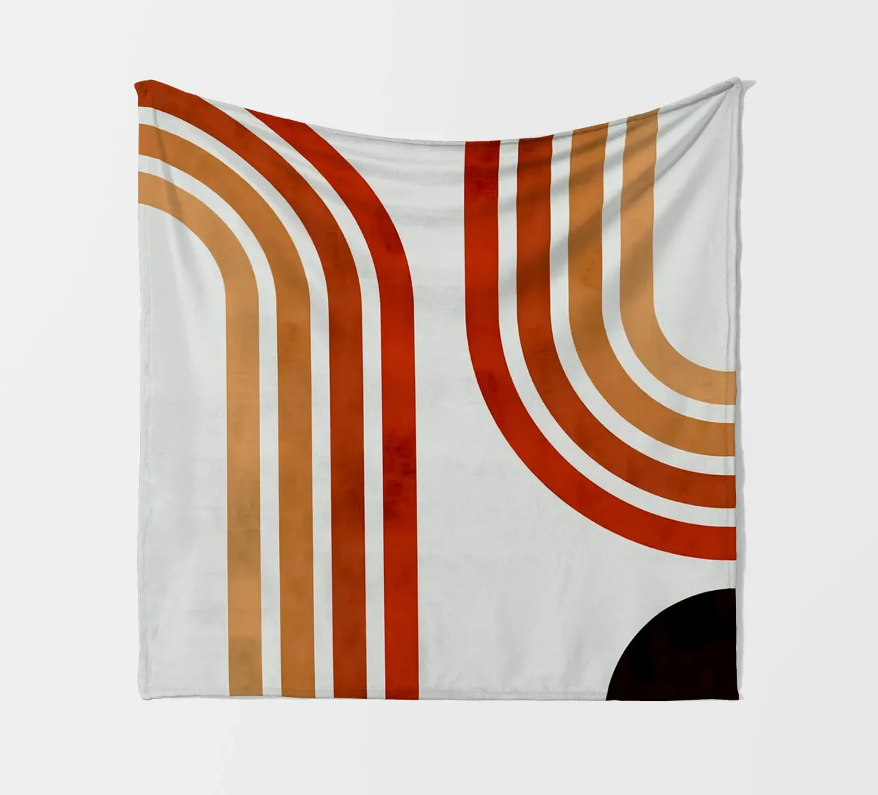 Linee minimaliste coperta in pile da Sabine Klein