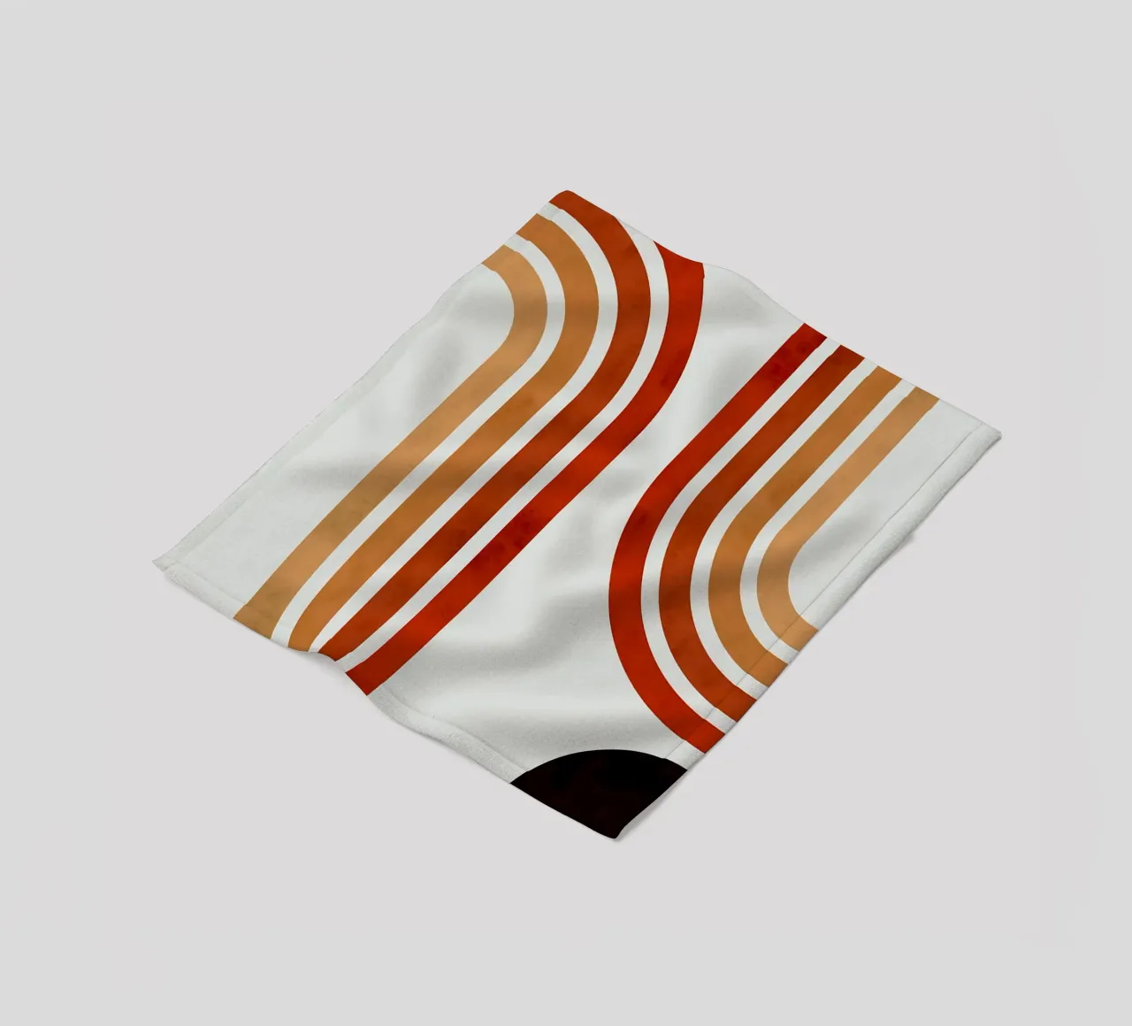 Linee minimaliste coperta in pile da Sabine Klein