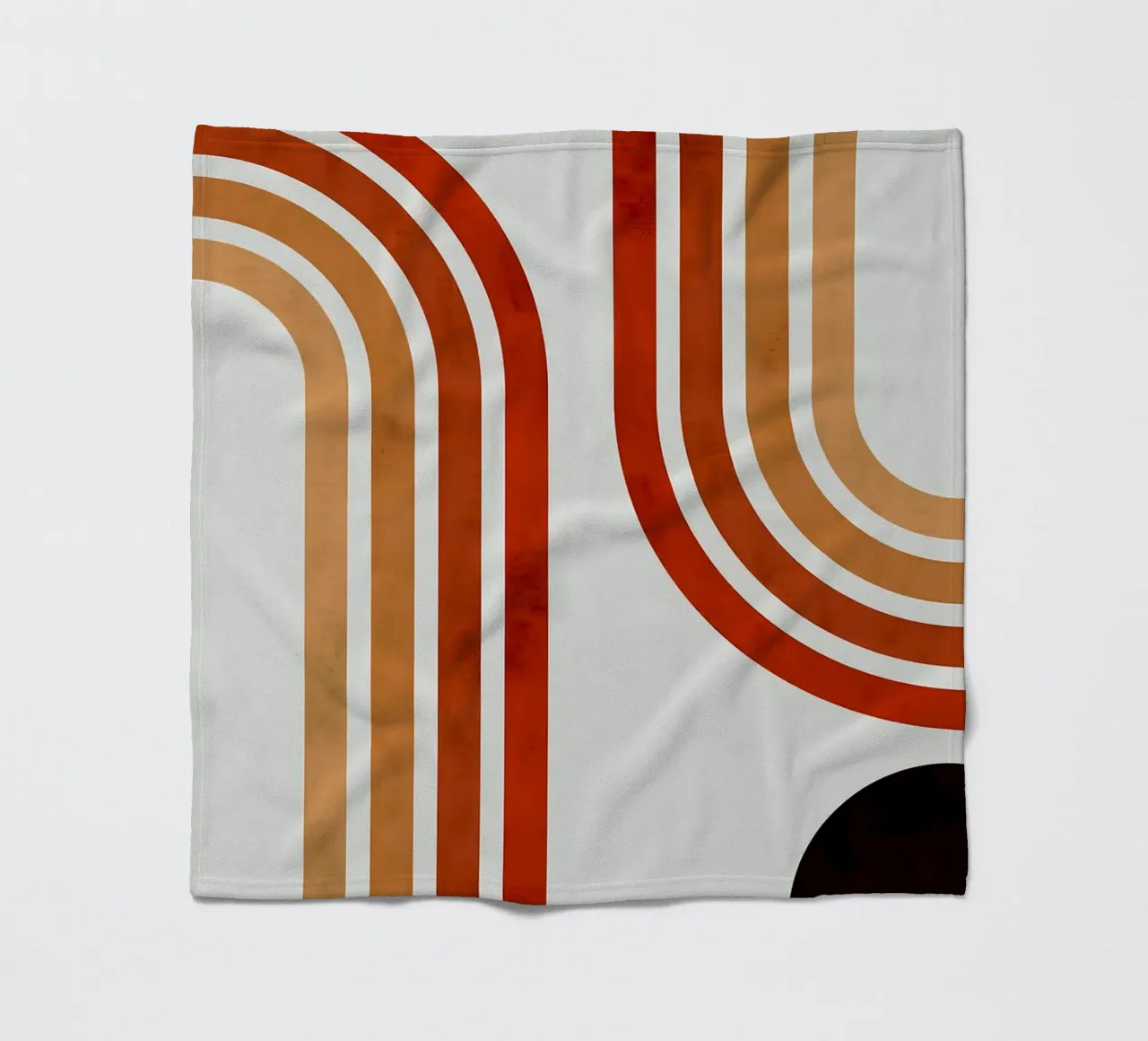 Linee minimaliste coperta in pile da Sabine Klein