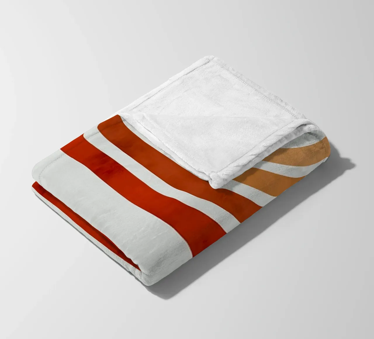 Linee minimaliste coperta in pile da Sabine Klein