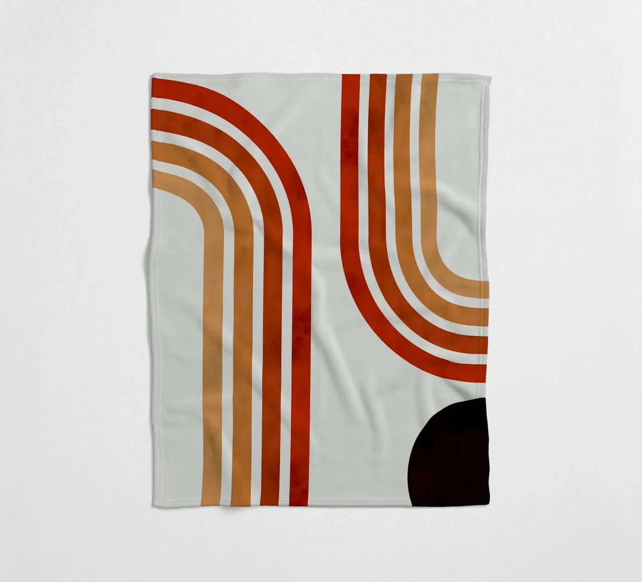 Linee minimaliste coperta in pile da Sabine Klein